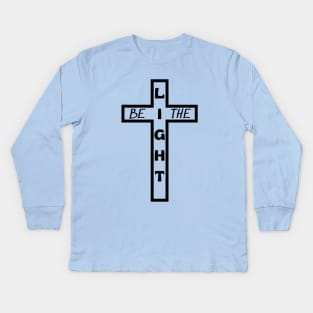 Be the light - Christian Kids Long Sleeve T-Shirt